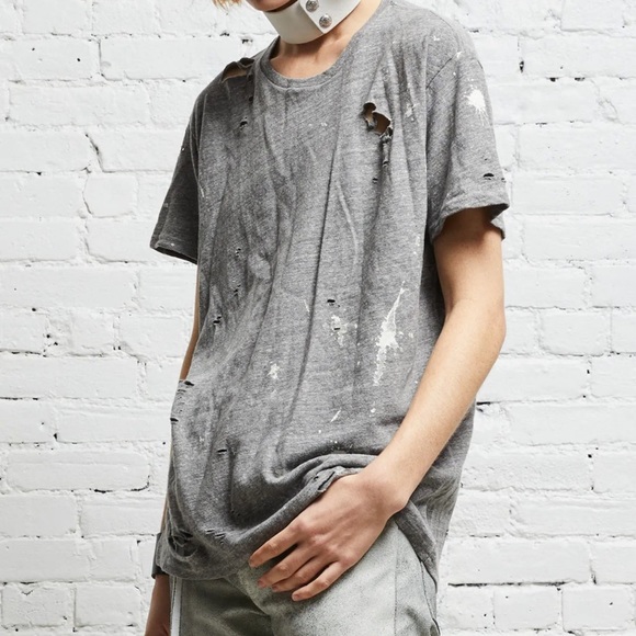 R13 Destroyed Boy T-shirt - Picture 6 of 7